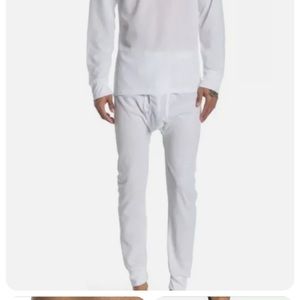 Northen Explosion NXP Thermal Shirt & Pants 2-Piece Pajama Set White Men's